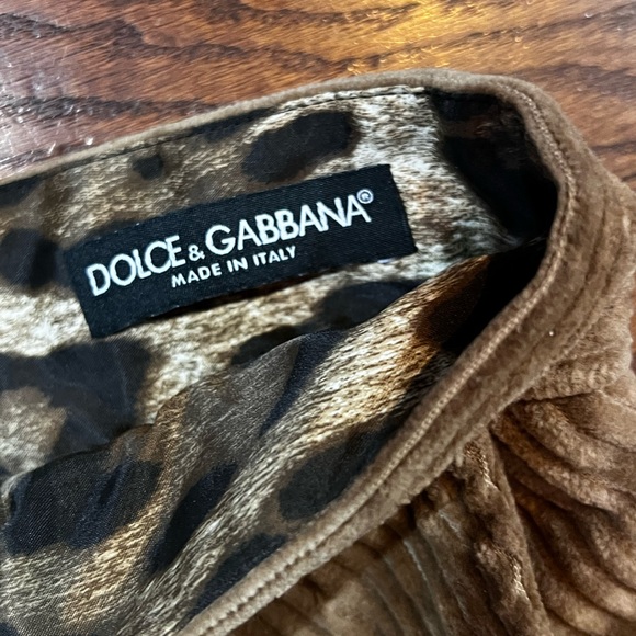 Dolce & Gabbana A-Line Corduroy Skirt - Picture 6 of 11